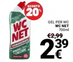Supermercati Gulliver Gel per wc wc net offerta
