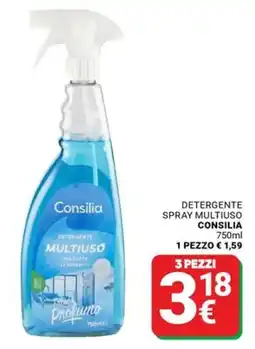 Supermercati Gulliver Detergente spray multiuso Consilia offerta