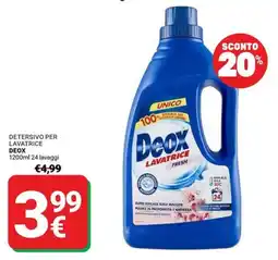 Supermercati Gulliver Deox lavatrice fresh offerta