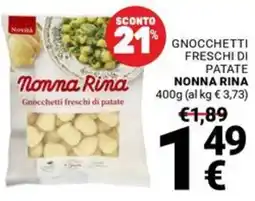 Supermercati Gulliver Gnocchetti freschi di patate Nonna Rina offerta