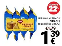 Supermercati Gulliver Biraghi Biraghini Snack offerta