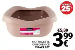 Supermercati Gulliver Cat toilette con cornice Vitakraft offerta