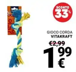 Supermercati Gulliver Gioco corda Vitakraft offerta