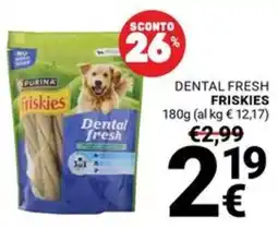 Supermercati Gulliver Dental Fresh Friskies offerta