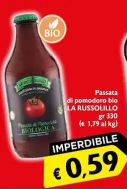 Eurospesa Passata di pomodoro bio LA RUSSOLILLO offerta
