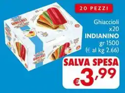 Eurospesa Ghiacciolli Indianino offerta