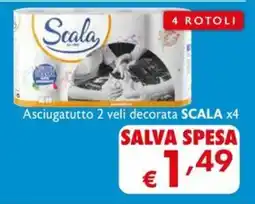 Eurospesa Asciugatutto 2 veli decorata SCALA offerta