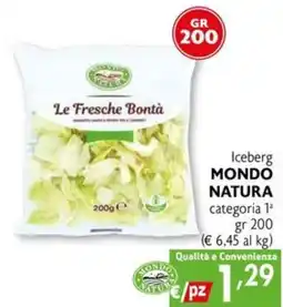 Eurospesa Iceberg MONDO NATURA offerta