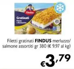 Eurospesa Filetti gratinati FINDUS offerta