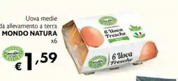 Eurospesa Uova medie MONDO NATURA offerta