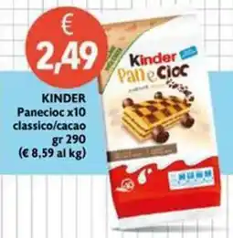 Eurospesa Kinder Panecioc offerta