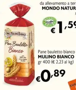 Eurospesa Pane bauletto bianco Mulino Bianco offerta