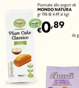 Eurospesa Plumcake Classico Mondo Natura offerta
