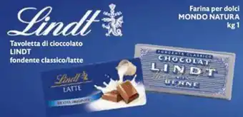 Tavoletta di cioccolato Lindt fondente classico/latte