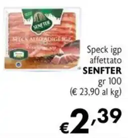 Eurospesa Speck igp affettato Senfter offerta