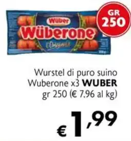 Eurospesa Wursterone Wuber offerta