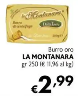 Eurospesa Burro oro LA MONTANARA offerta