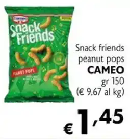 Eurospesa Snack friends peanut pops CAMEO offerta