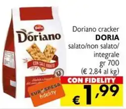Eurospesa Doriano cracker DORIA offerta