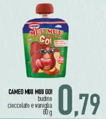Cameo Muu Muu Go! budino cioccolato e vaniglia
