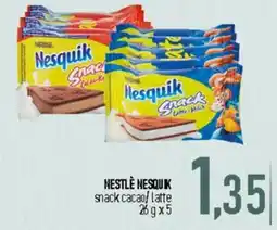 Ciro Amodio Nestlé Nesquik snack cacao / latte offerta