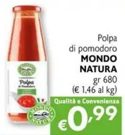 Eurospesa Polpa di pomodoro Mondo Natura offerta