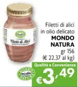 Eurospesa Filetti di Alici Mondo Natura offerta