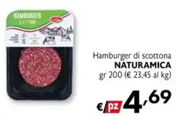 Eurospesa Hamburger di scottona NATURAMICA offerta
