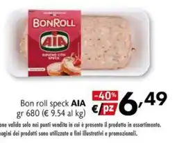 Eurospesa Bon roll speck AIA offerta