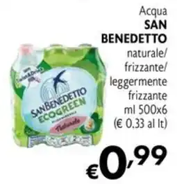 Eurospesa Acqua San Benedetto Ecogreen offerta