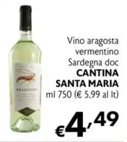Eurospesa Vino aragosta vermentino offerta