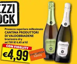 Eurospesa Prosecco superiore millesimato Cantina Produttori di Valdobbiadene offerta
