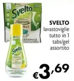Eurospesa Svelto lavastoviglie tutto in 1 tabs/gel assortito offerta