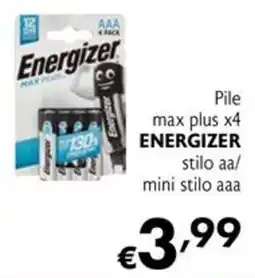 Eurospesa Pile max plus energizer offerta
