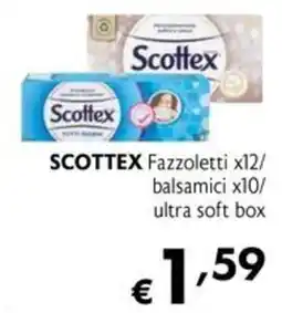 Eurospesa Scottex Fazzoletti balsamici ultra soft offerta