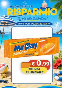 Magazzini del Risparmio Mr Day Plumcake offerta