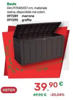 Bricoware Baule Keter offerta