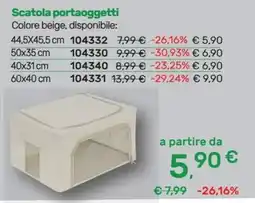 Bricoware Scatola portaoggetti offerta