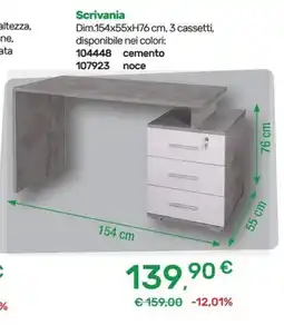 Bricoware Scrivania offerta