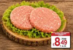 Jero Market Pollo e tacchino hamburger light offerta