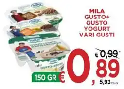 Jero Market Mila Gusto+ Gusto Yogurt Vari Gusti offerta