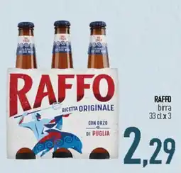 Ciro Amodio Raffo birra offerta