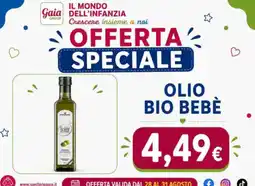 Sanitaria Gaia Olio bio bebè offerta