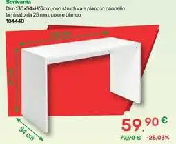 Bricoware Scrivania offerta