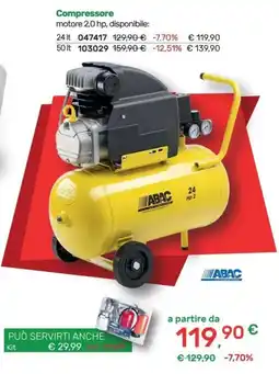 Bricoware Compressore ABAC offerta