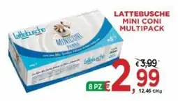 Jero Market Lattebusche Miniconi Panna offerta