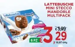 Jero Market Lattebusche mini stecco mandorle offerta