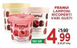 Jero Market Franui lamponi ricoperti vari gusti offerta