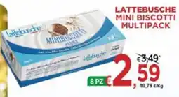 Jero Market Lattebusche mini biscotti farina offerta