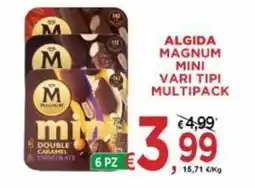 Jero Market Algida Magnum Mini Double Caramel Chocolate offerta